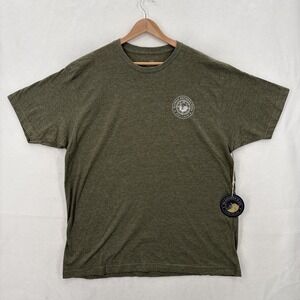 Olympic National Park Shirt Mens X-Large Green McGovern Map Graphic Tee NWT